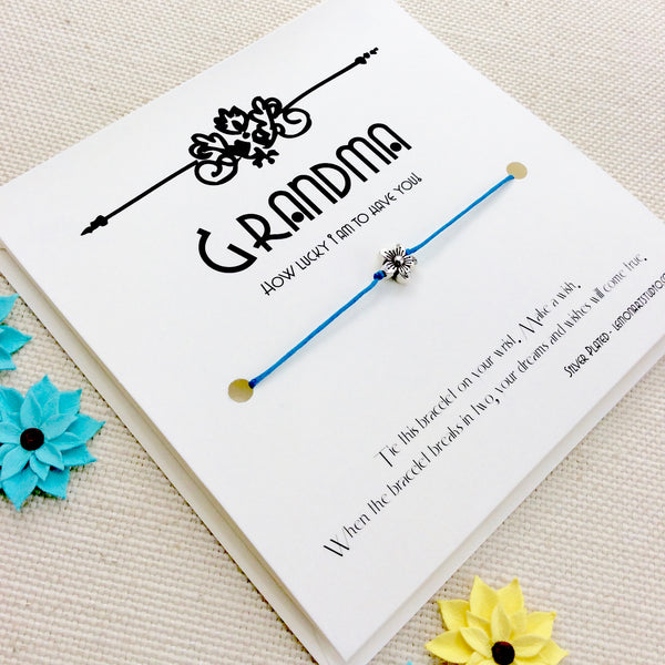 Gift For Grandma - Wish Bracelet