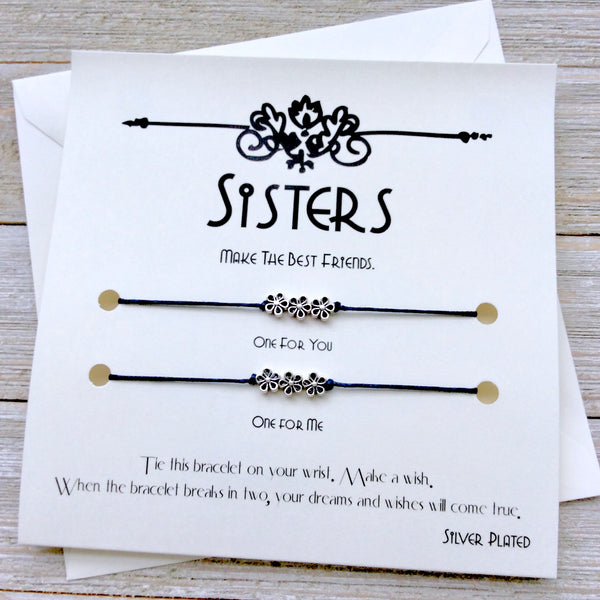 Sisters Double Card Flowers