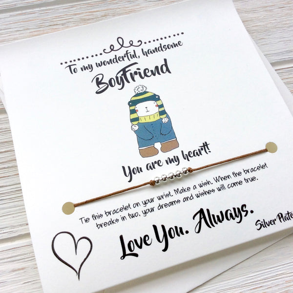 Boyfriend Gift - Wish Bracelet