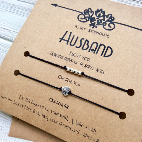 Husband Gift - Wish Bracelet