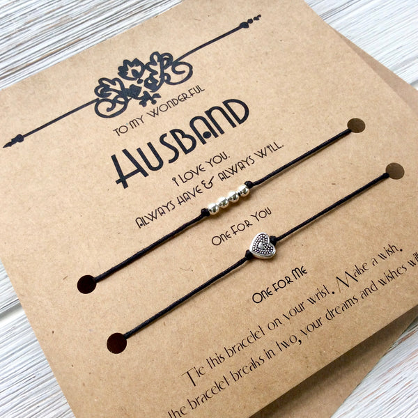 Husband Gift - Wish Bracelet