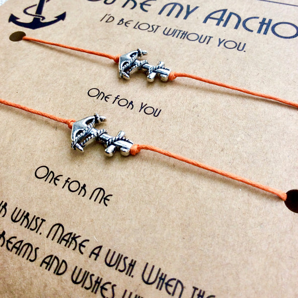 Anchor Friendship Card - Wish Bracelet