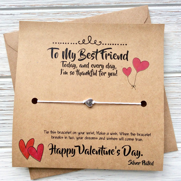 Best Friend Bracelet - Valentine's Day Card