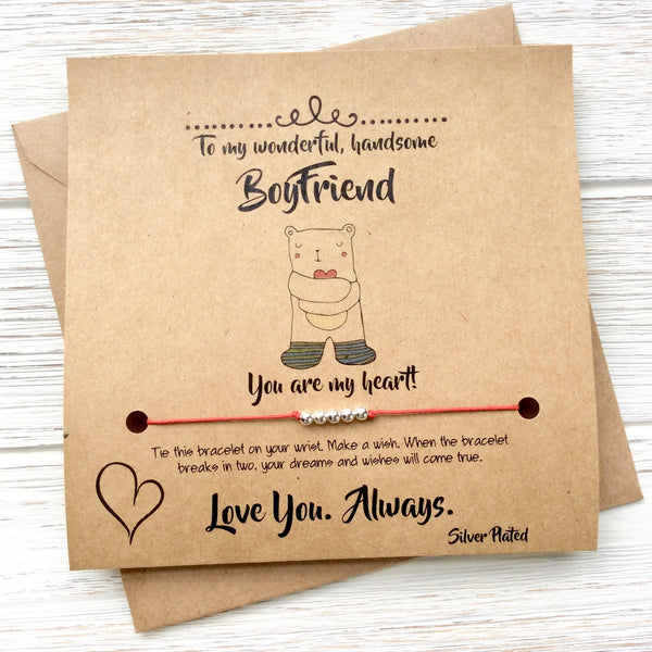 Boyfriend Gift - Wish Bracelet