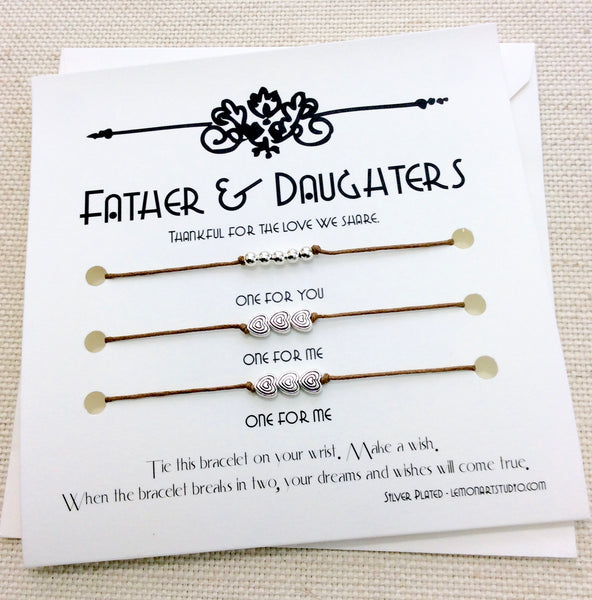 Father & Daughters Gift - Wish Bracelets