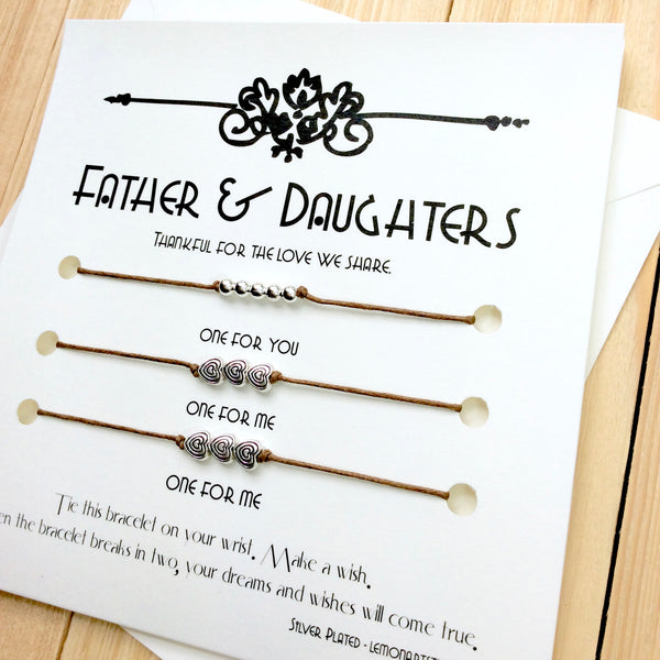 Father & Daughters Gift - Wish Bracelets