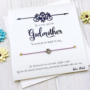 Godmother Gift - Wish Bracelet