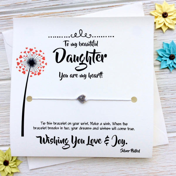 Daughter Gift - Wish Bracelet